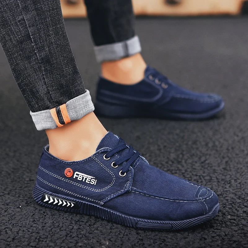 

Denim Mens Canvas Shoes Summer Shoes Men Casual Shoes Lace-up Mocassin homme Breathable Plimsolls Men Sneakers Chaussures homme