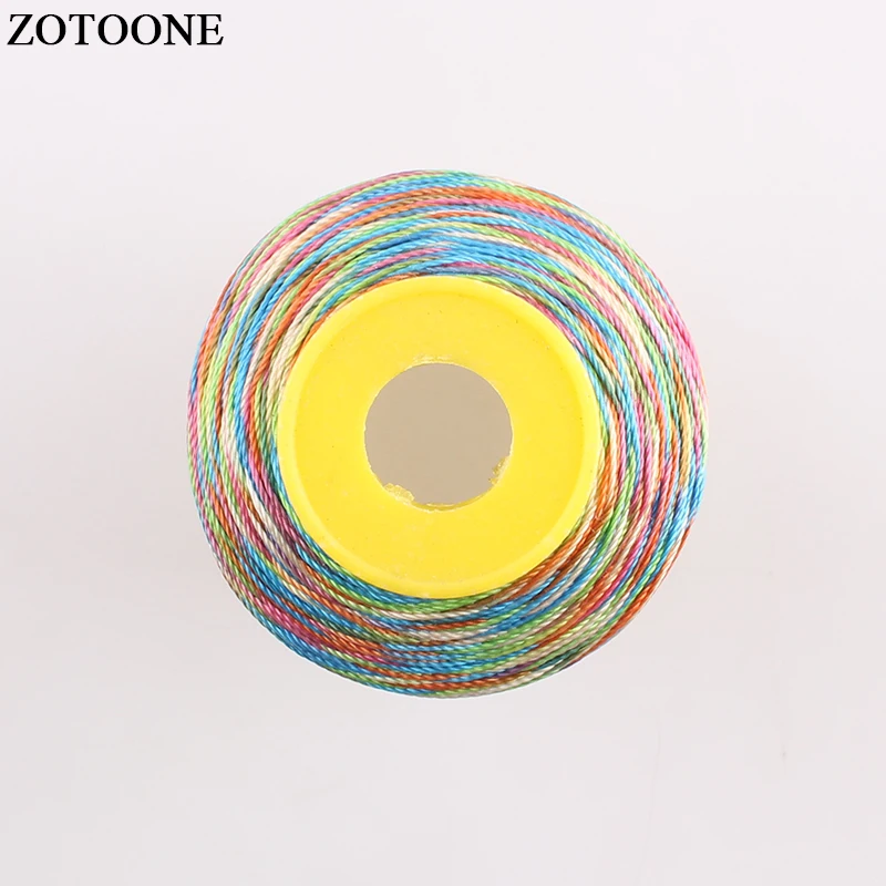 ZOTOONE 500D машина из полиэстера Вышивка Швейные нитки для ручного шитья Ремесло патч