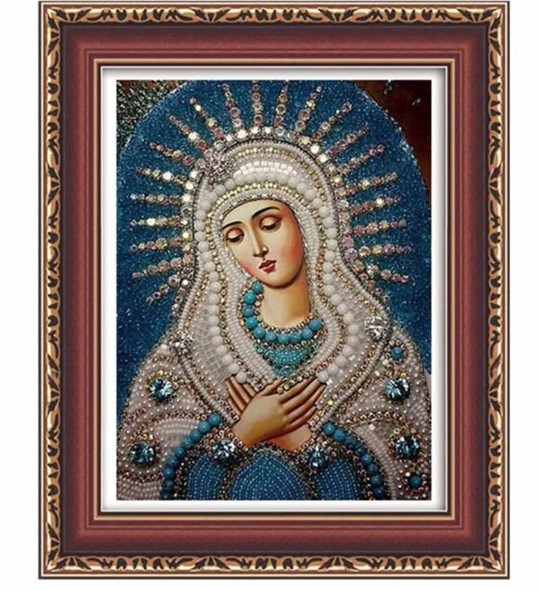 Алмазная живопись 5D «сделай сам» религиозная икона дома декоративная вышивка мозаикой классический Стиль картина для выкладывания квадратными стразами