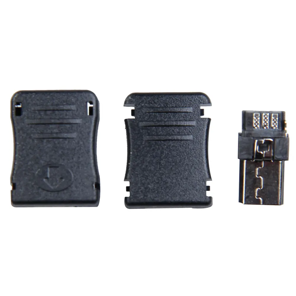50 шт./компл. Micro USB 5 Pin T порт штекер разъем пластиковая крышка DIY Прямая