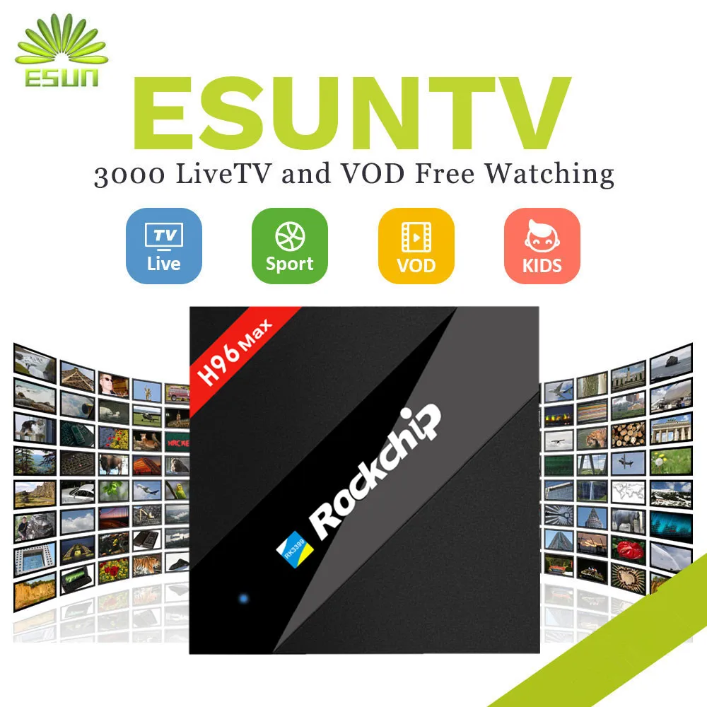 

1 Year IPTV Free H96 Max Android IPTV Box 4G/32G RK3399 Mali-T860 GPU Spain Portugal Germany United Kingdom Albania ex-yu XXX
