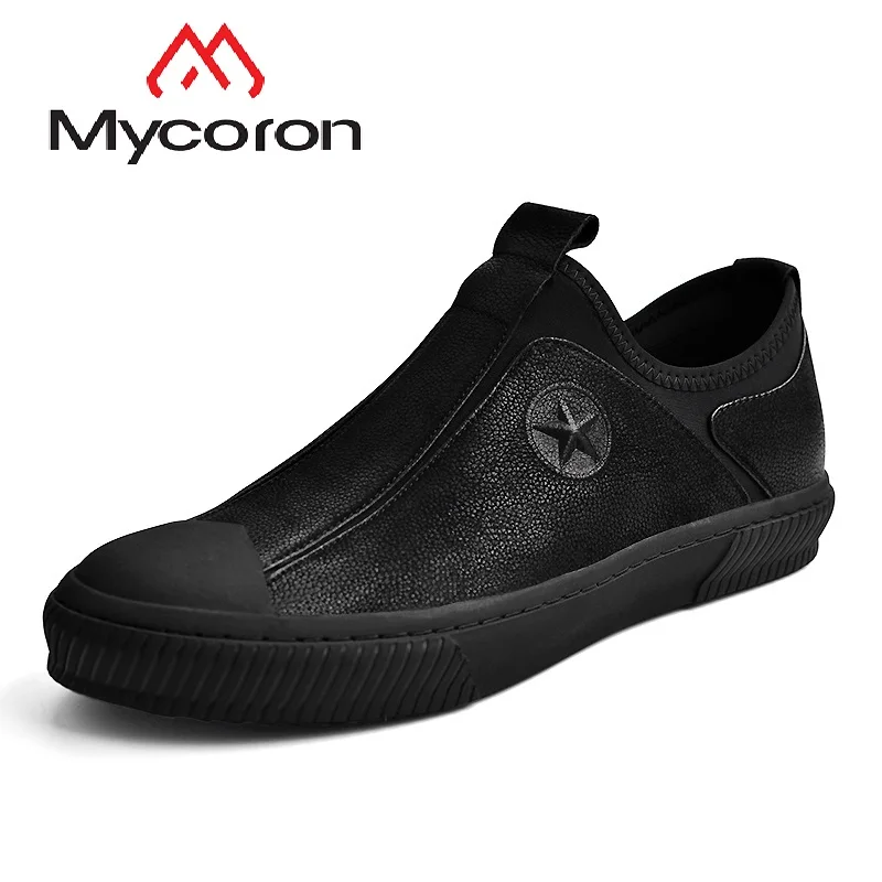 

Mycoron Luxury Fashion Brand New Arrivals Men'S Personality Casual Shoes 100%Genuine Leather Breathable Shoes Salomones Men