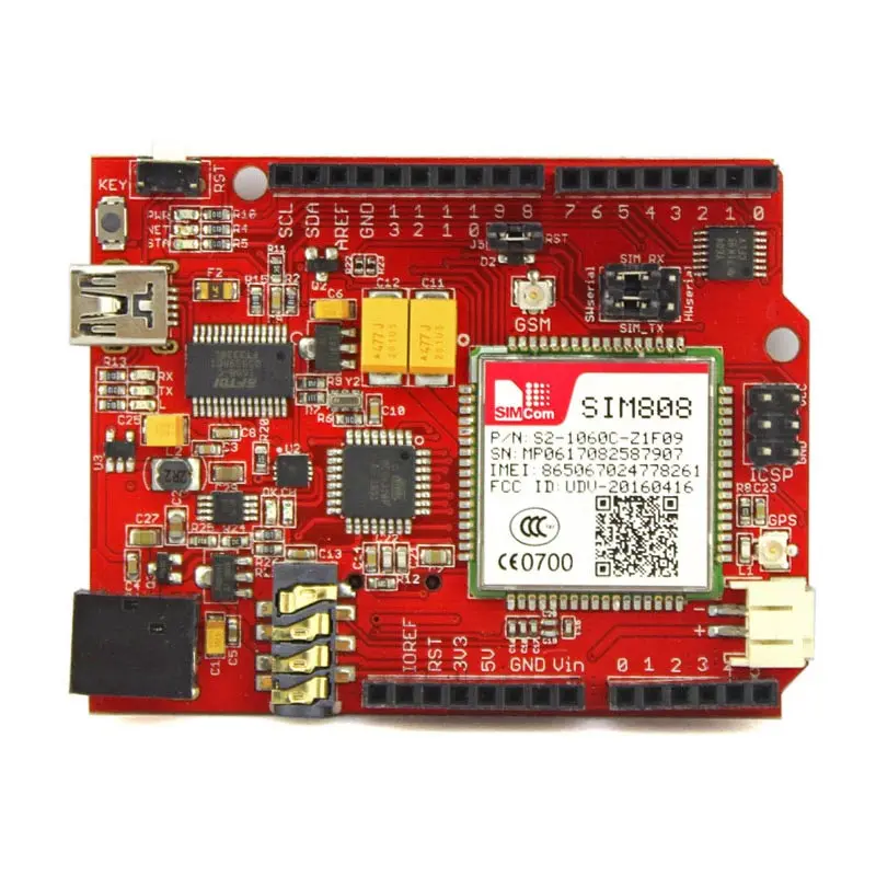 SIM808 GPRS GSM Board  (4)
