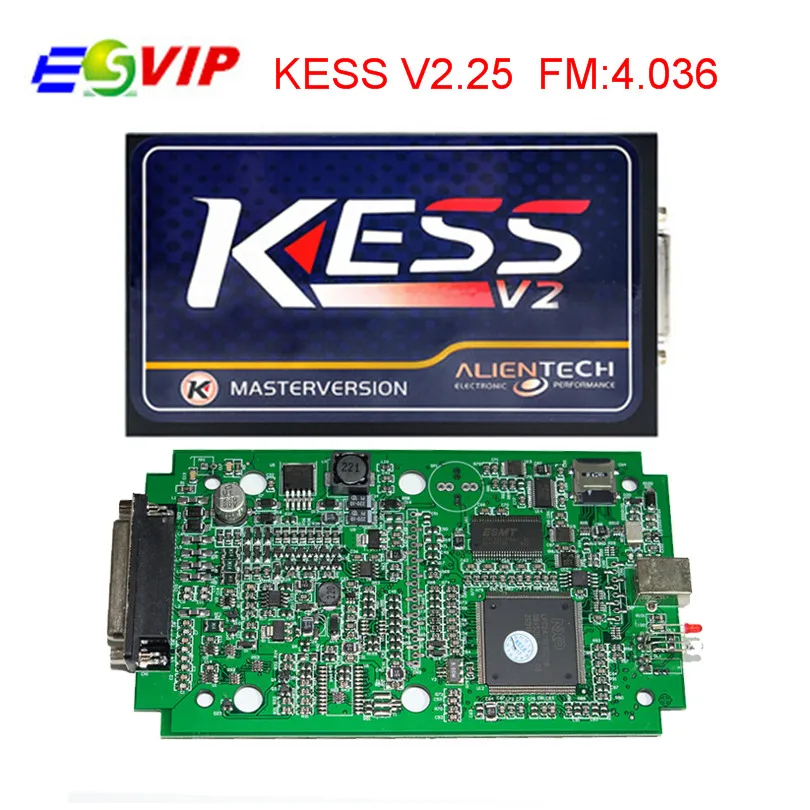 

DHL Free Shipping KESS V2 V2.25 Newest OBD2 Manager Tuning Kit No Token Limit Kess V2 Master FW V4.036 Master Version