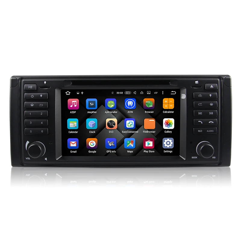 Sale Newest Android 8.0 Octa Core 4G RAM 64G ROM GPS Navigation 7 " Car DVD Player for BMW E39 5er/M5 96-03 with Radio/Bluetooth/RDS 1