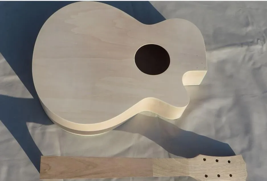 Unfinished New Beginners Acoustic Guitarin Guitar Parts & Accessories