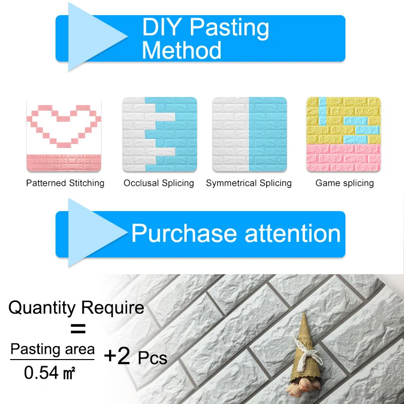 3D Wall Stickers Marble Brick Peel and Self-Adhesive Wall paper Waterproof DIY Kitchen Bathroom Home Wall Decal Sticker Vinyl