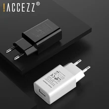 ACCEZZ универсальное USB зарядное устройство адаптер для iphone ЕС вилка мобильного телефона настенное зарядное устройство для samsung S8 S9 Xiaomi huawei 5V 1A