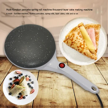 

Hoodakang Electric Crepe Maker Pizza Pancake Machine Non-stick Griddle baking pan Cake machine kitchen cooking tools