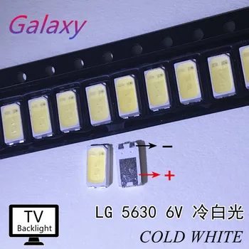 

200PCS For LG LED LCD Backlight TV Application Middle Power LED LED Backlight 1W 6V 5630 Cool white LED LCD TV Backlight