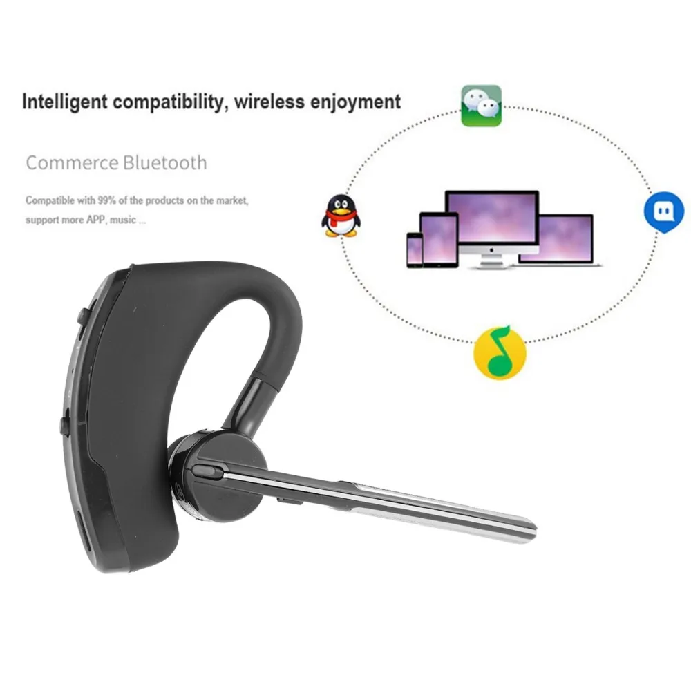 Bluetooth Sport Stereo earphone Handsfree for Business Trucker Driving Wireless Earpiece for xiaomi for iphone for Samsung
