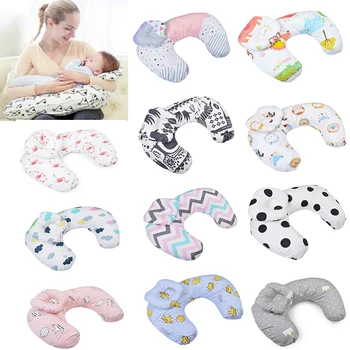 

2pcs/set Newborn Baby Nursing Pillows Waist Cushion U-shaped Maternity Baby Breastfeeding Pillow Infant Cuddle Pillows Dropship