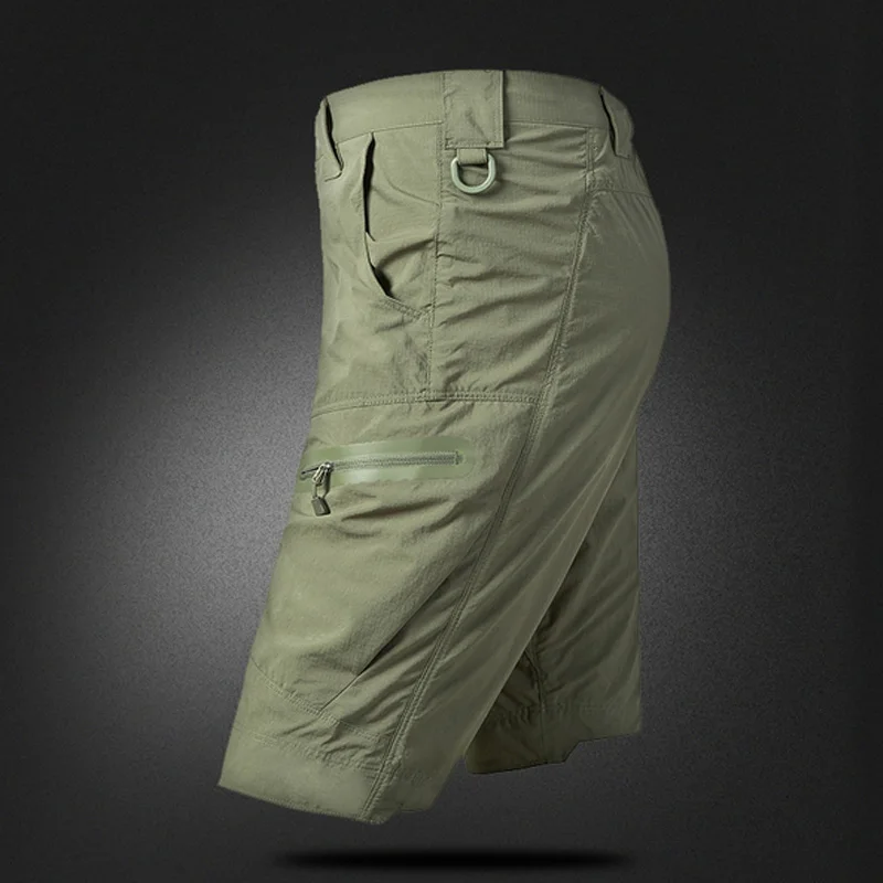 2016 Outdoors Summer Thin Soldiers Tactical Cargo Quick-drying Slim Shorts Army Combat Leisure Overalls Desert Waterproof Shorts