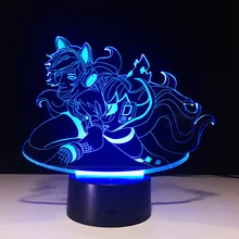 Питер Пэн ночные светильники Usb Led 3d лампа Новинка светодиодный ночник батарея ванная комната свет Led ночник дети
