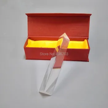 

15cm Triangular Prism Optical Glass Triple Physics Teaching Light Spectrum 2 Refractor Physics Experiment
