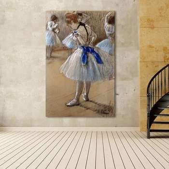 

HDARTISAN Figure Canvas Art Edgar Degas Preparing Dancer Classical Wall Pictures For Living Room Home Decor Printed Painting