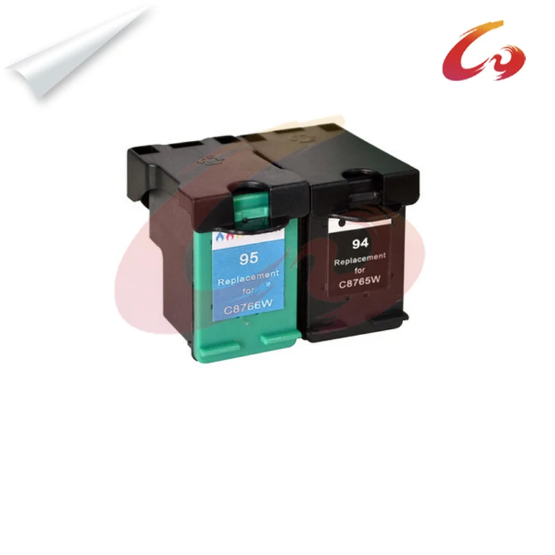 4 шт. для чернильный картридж c8765w c8766w с чернилами HP 94 95 deskjet 5740 6540 6840 9800 9860 5440 psc 1610 1510