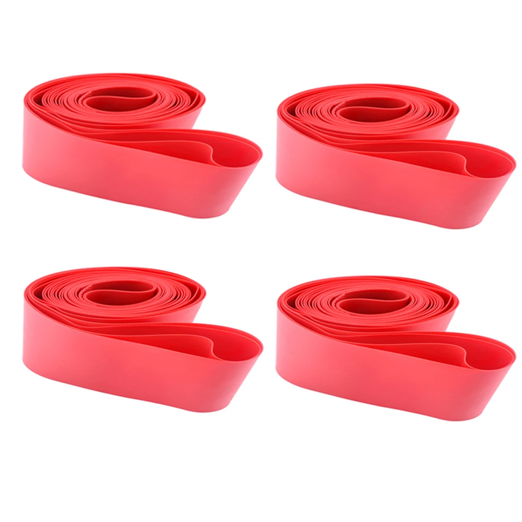 Red Universal Bike Rim Tyre Wheel Liner Inner Tube Protector 700c//14/"//20/"//26/"