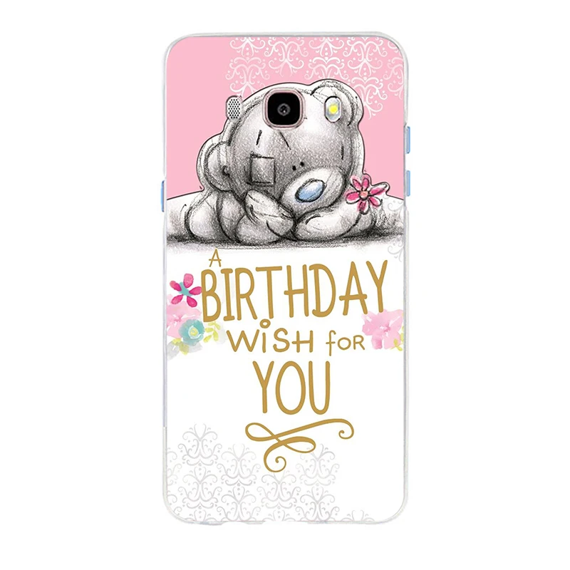Чехол для Samsung Galaxy S6 S6edge A7 S7edge S8 S9 Plus A5 J5 J7 2016 Tatty Teddy Me To You Bear мягкий силиконовый
