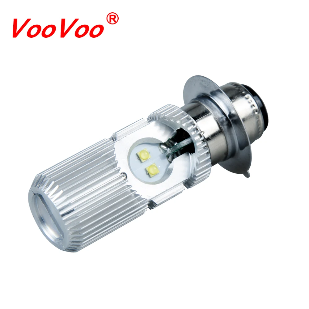 

VooVoo P15D Led Motorcycle Headlight Bulb Fog Light 1000LM LED P15D-25-1 Motorbike Lamp Scooter Accessories Moto White DRL 12V