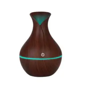 

KBAYBO Electric Humidifier Aroma Oil Diffuser Ultrasonic Wood Air Humidifier USB Cool Mini Mist Maker LED Lights For Home Office