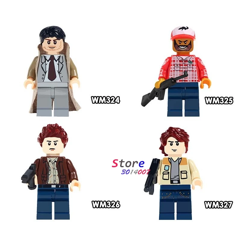 

Single Supernatural SPN Movie Bobby Dean Winchester Sam Castiel building blocks models bricks toys for children kits