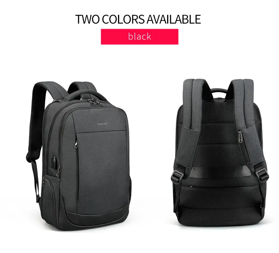 15Black color Backpack