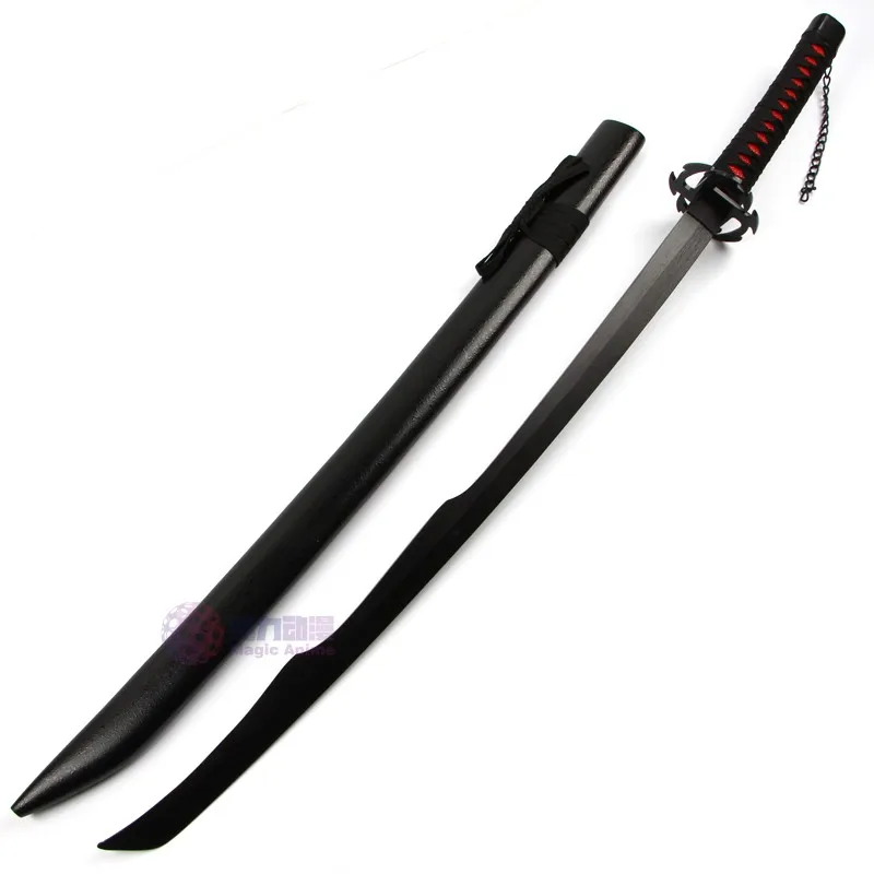 Отбеливатель Kurosaki Ichigo Катана Аниме Косплей деревянный меч нож Лезвие оружие