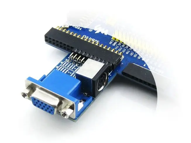 VGA PS2 плата аксессуар тестовый модуль с + интерфейсы коннектора управления для