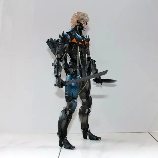 Play Arts Kai Metal gear цельное металлическое снаряжение Rising Revengeance Raiden фигурка 27 см Play Arts ПВХ фигурка куклы игрушки Детский подарок