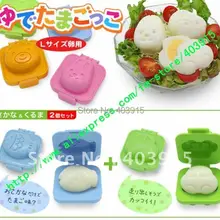 6 Дизайнов, мультяшная Форма для яиц, форма для риса, форма для бенто, форма для торта