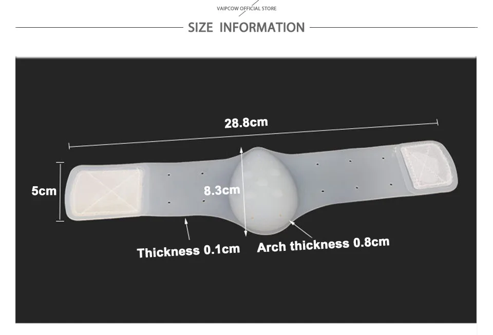 Silicone arch support padsXA4