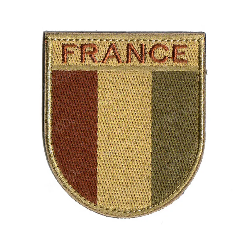 FRANCE SHIELD Embroidered Patch
