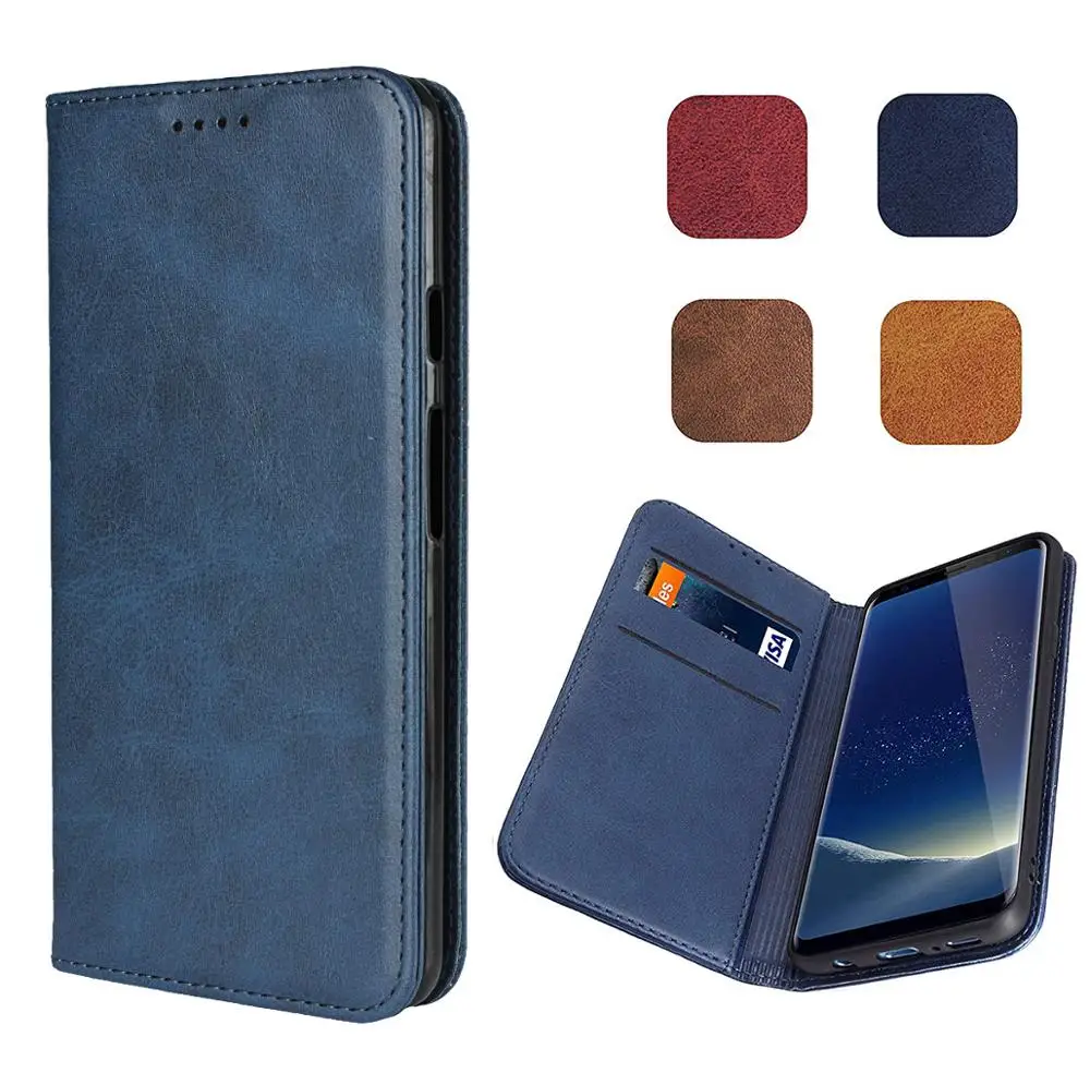 

Classic Leather Wallet Case Book Design with Strong Magnetic Closure Flip Cover for Samsung Galaxy A10 A30 A50 A70 Galaxy A 70