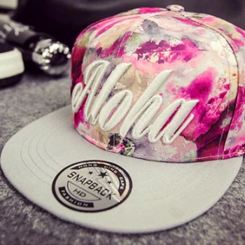 

Free shipping 2019 Aloha Kids Snapback Cartoon Embroidery Children Cotton Baseball Cap Baby Boys Girl Snapback Caps Hip Hop Hats