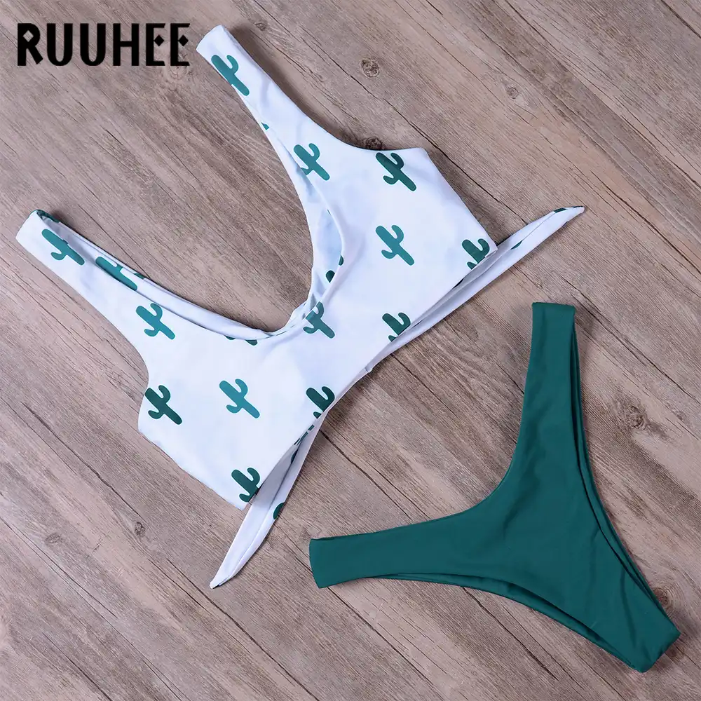 cactus bathing suit top