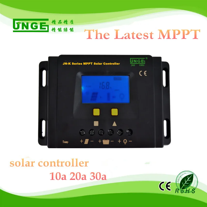 

2016Latest / solar charge controller 30A 12V/24V auto identify LCD screen with USB output light control timer control