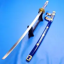 S0454 аниме хакууки JINTACHI SAKURA TACHI самурайский меч W/темно-синие ножны 41"