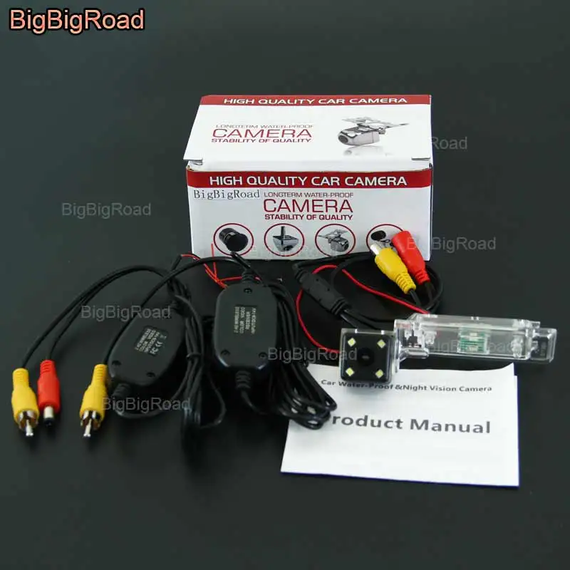 

BigBigRoad For GEELY EMGRAND EC825 8 panda Englon SC6 King Kong Wireless Camera Car Rear View Reversing Camera Night Vision