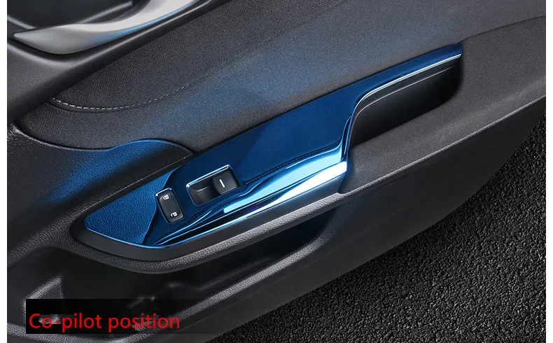 Window Lift Switch Button Cover Trim For Honda Civic 10th 2016 2017 2018 (12)