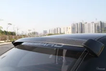 Karbon Fiber arka çatı pencere Spoiler kanat için Subaru Impreza WRX 2002 2007
