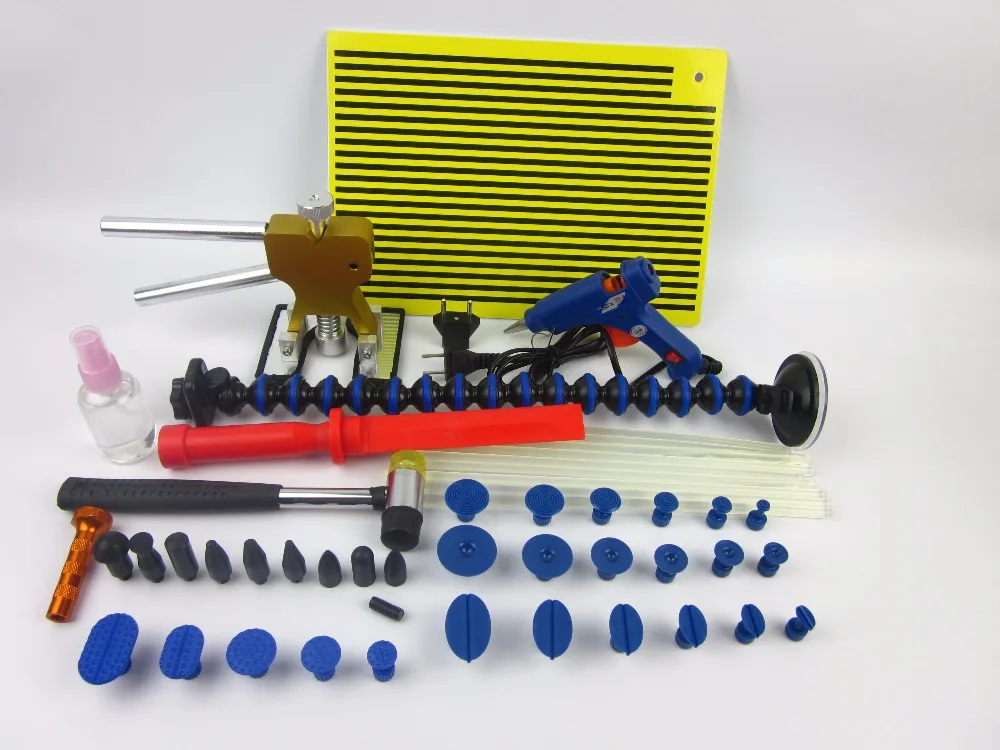 

PDR Tools Dent Removal Paintless Dent Repair Tools Removing Dents Without Painting  Reflector Board Tool Kit