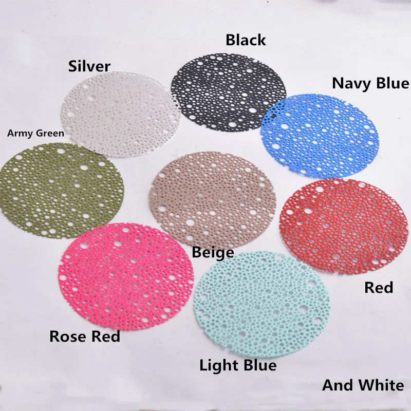 20pcs AA2302 59mm * 59mm 큰 둥근 매력 큰 펜던트 금속 황동 보석 결과