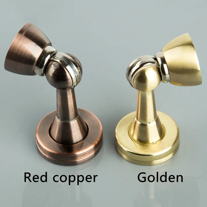 

Zinc alloy Door stops Antique brass color vintage classic door stopper magnetic door touch