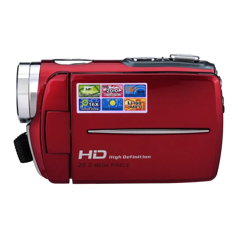 Video Camcorder HD 720P Handheld Digital Camera 16x Digital Zoom 3.0 Inch LED Light Digital Video Camera 40AP1015