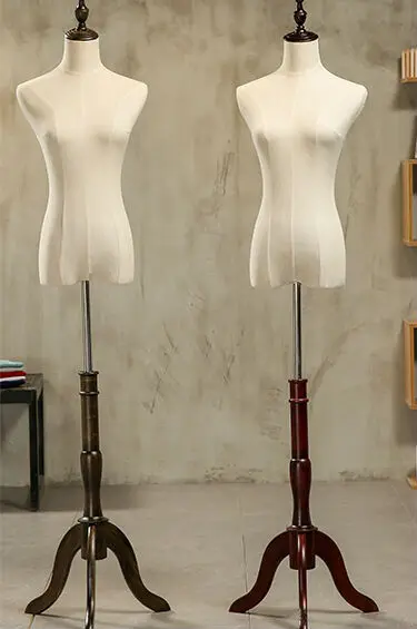

Size M Linen fabric Female mannequins for dresses Women Upper-Body Adult mannequin for clothes cosmetology window Display model