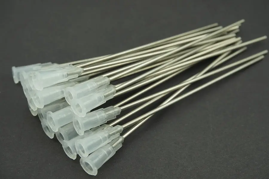 

5 PCS/Lot Blunt Dispensing Needles Syringe Needle Tip For Ink Glue Liquid 100mm 16G Free shipping