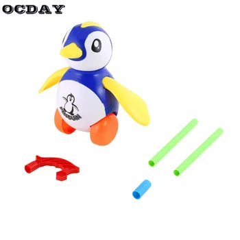 

OCDAY Kids Toys Hand Push Pull Walks Cartoon Animal Cart Toy Single Rod Hand Pushed Toys Gift for Baby Children Walking