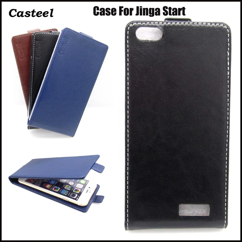 

Casteel Flip Series high quality PU skin leather case For Jinga Start Case Cover Shield