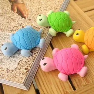 Novelty Cute Tortoise Pencil Eraser Stationery Toy for Children L1Y 